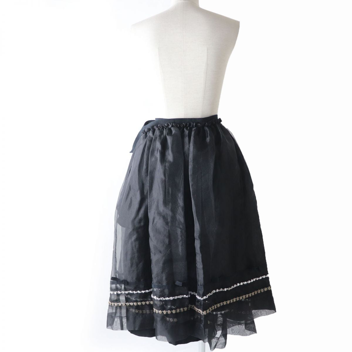 COMME des GARCONS TB-S205 Wrap Skirt Black S