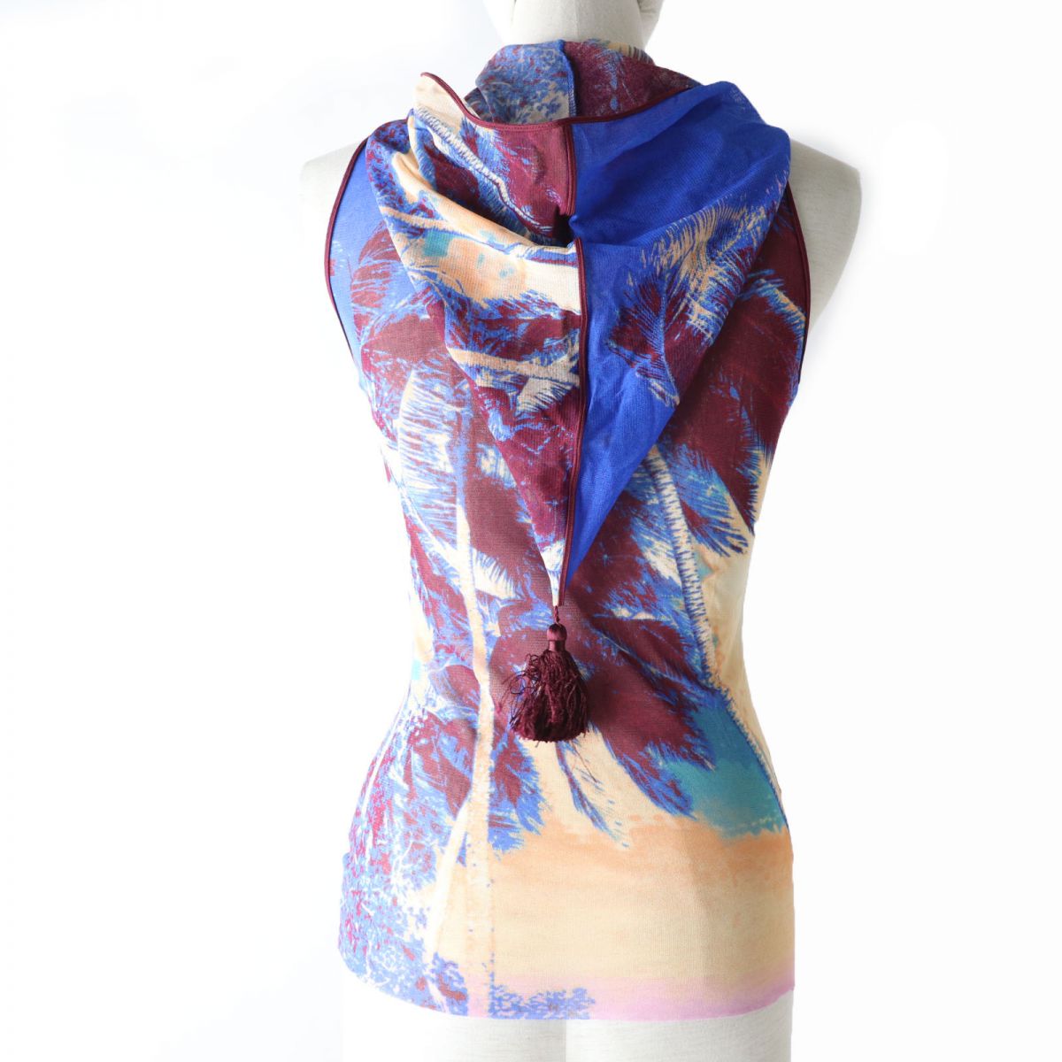 Jean Paul Gaultier Vintage Print Sleeveless Top