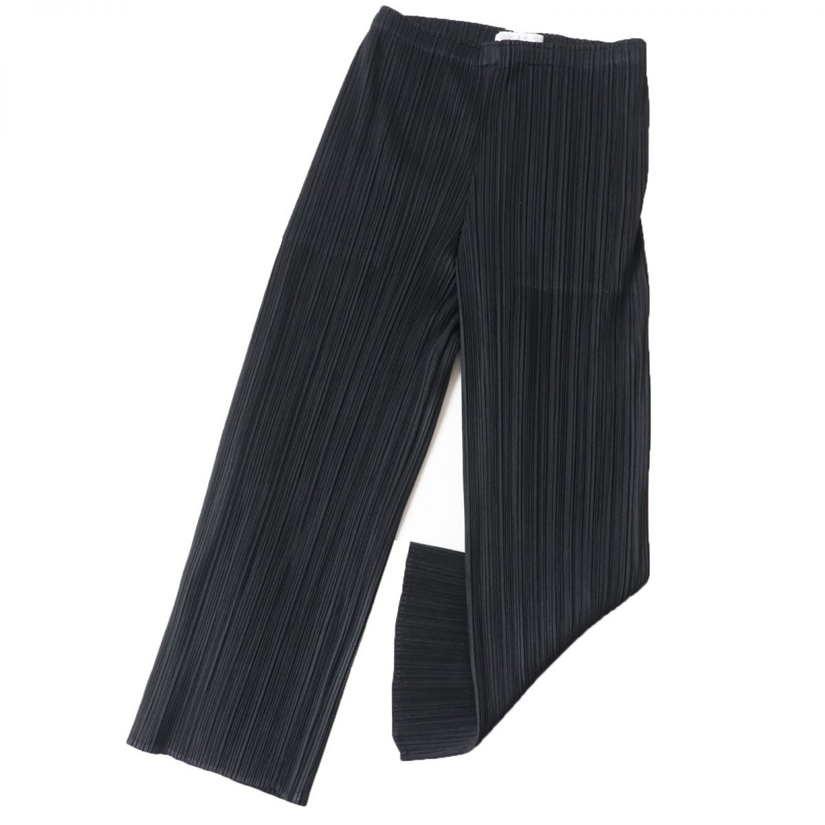 Issey Miyake Pleated Wide Pants Black