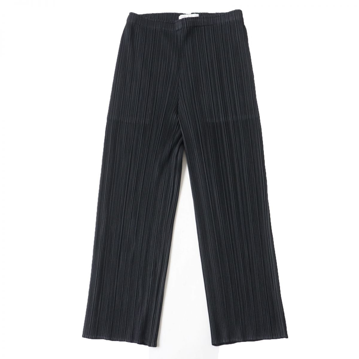 Issey Miyake Pleated Wide Pants Black