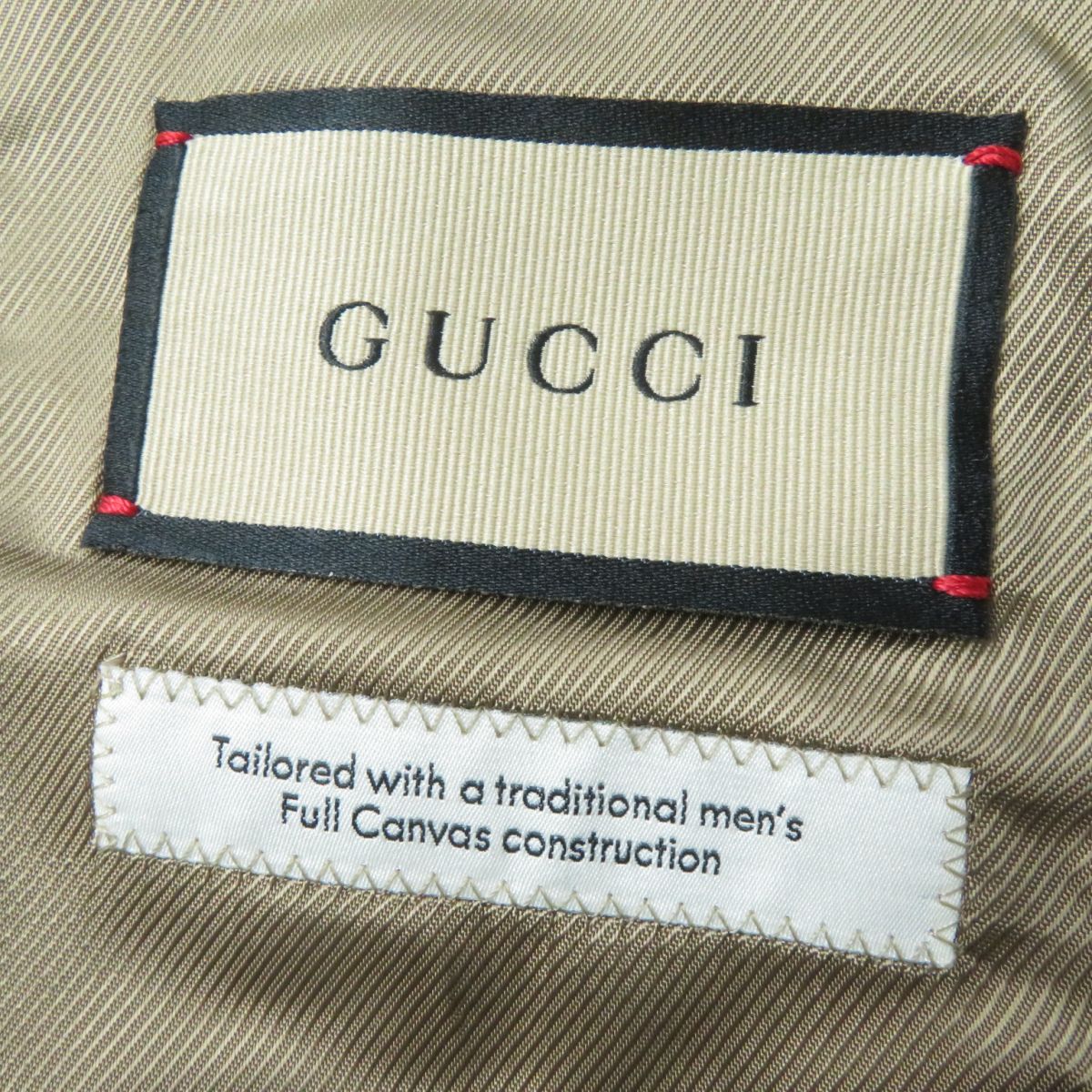 GUCCI Wool Glen Check Single Jacket Gray