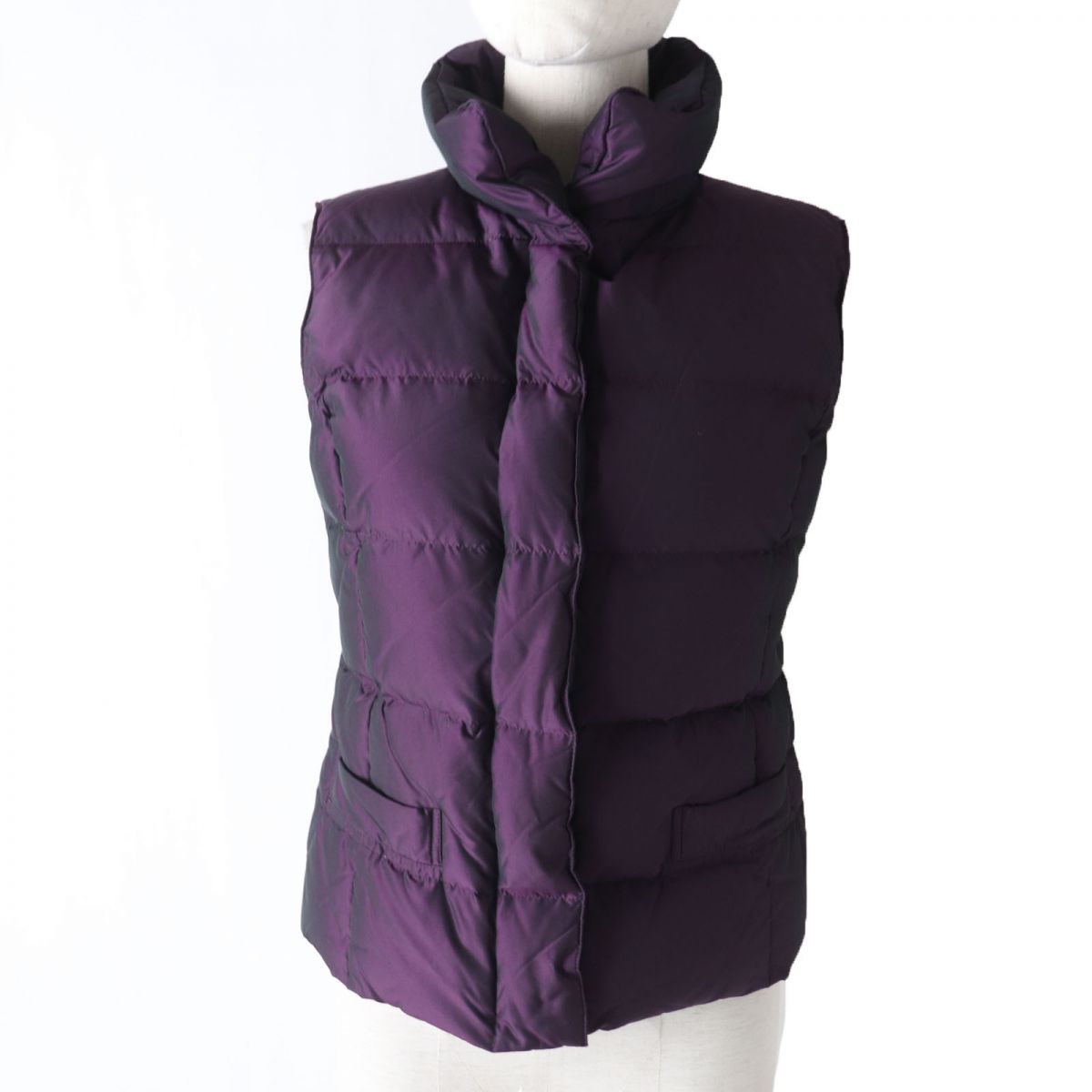 Burberry Women's Down Vest, Purple, Size 36