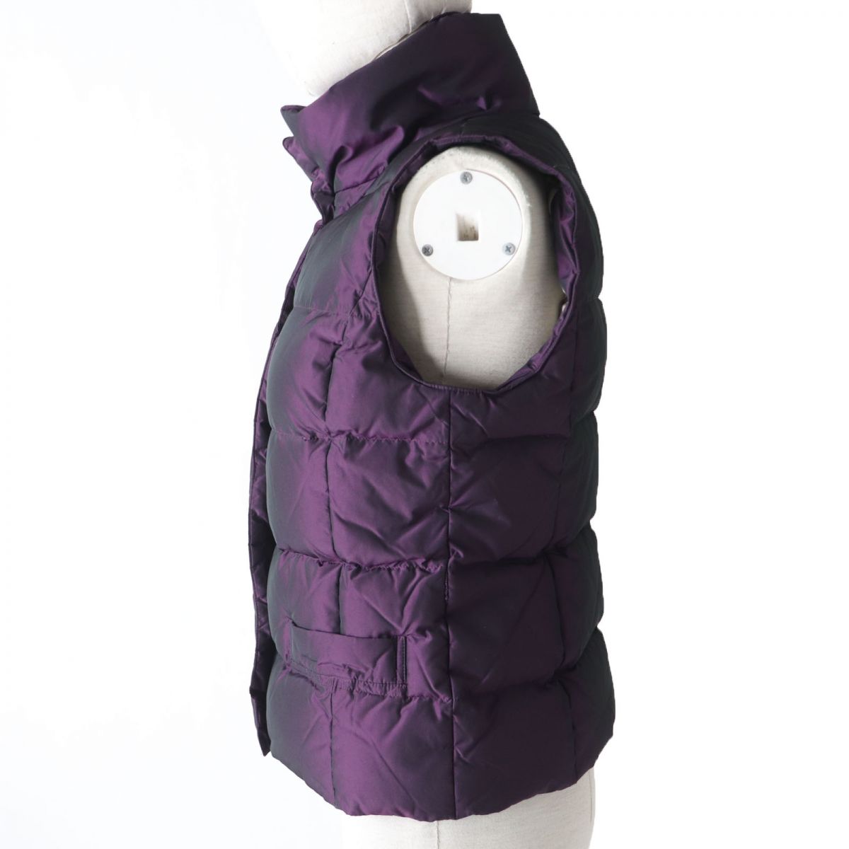 Burberry Women's Down Vest, Purple, Size 36