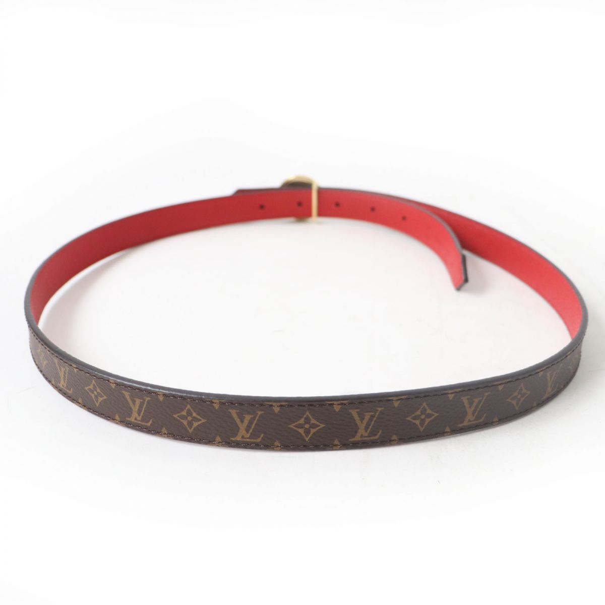 Louis Vuitton Monogram Belt Brown/Gold