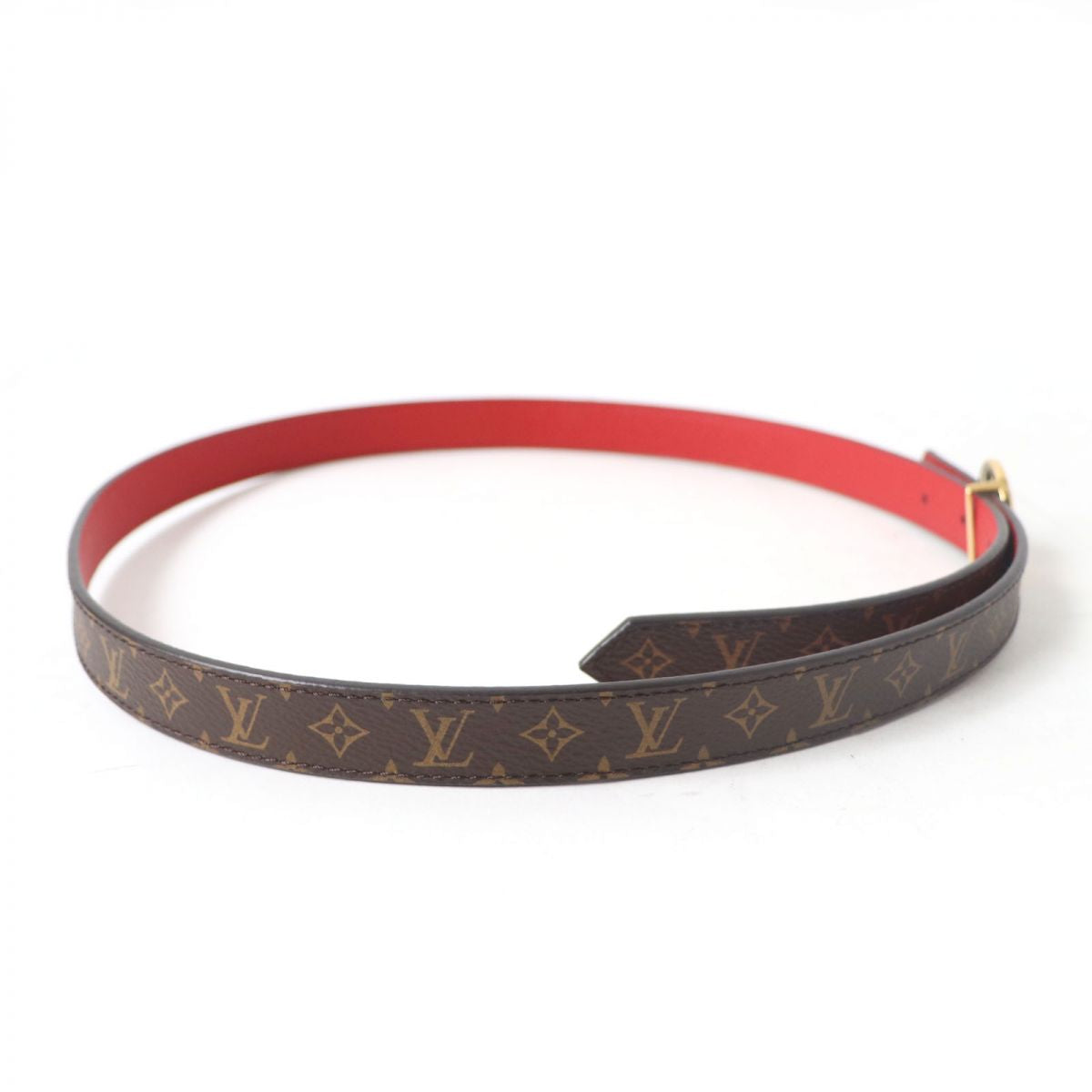 Louis Vuitton Monogram Belt Brown/Gold