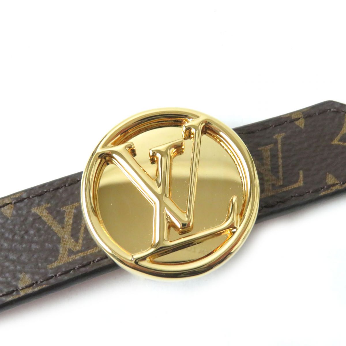 Louis Vuitton Monogram Belt Brown/Gold