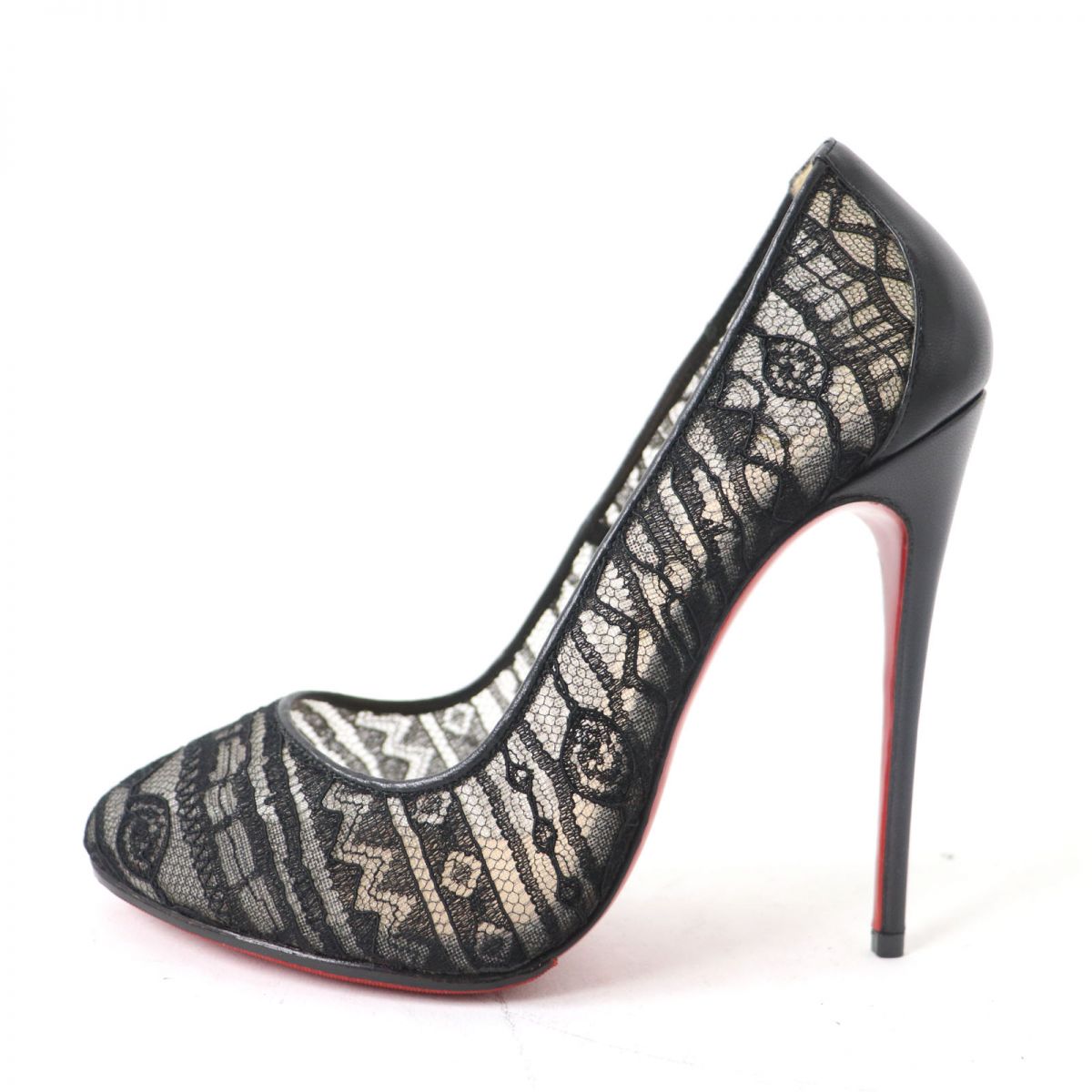 Christian Louboutin DORISSIMA Lace Leather Pumps