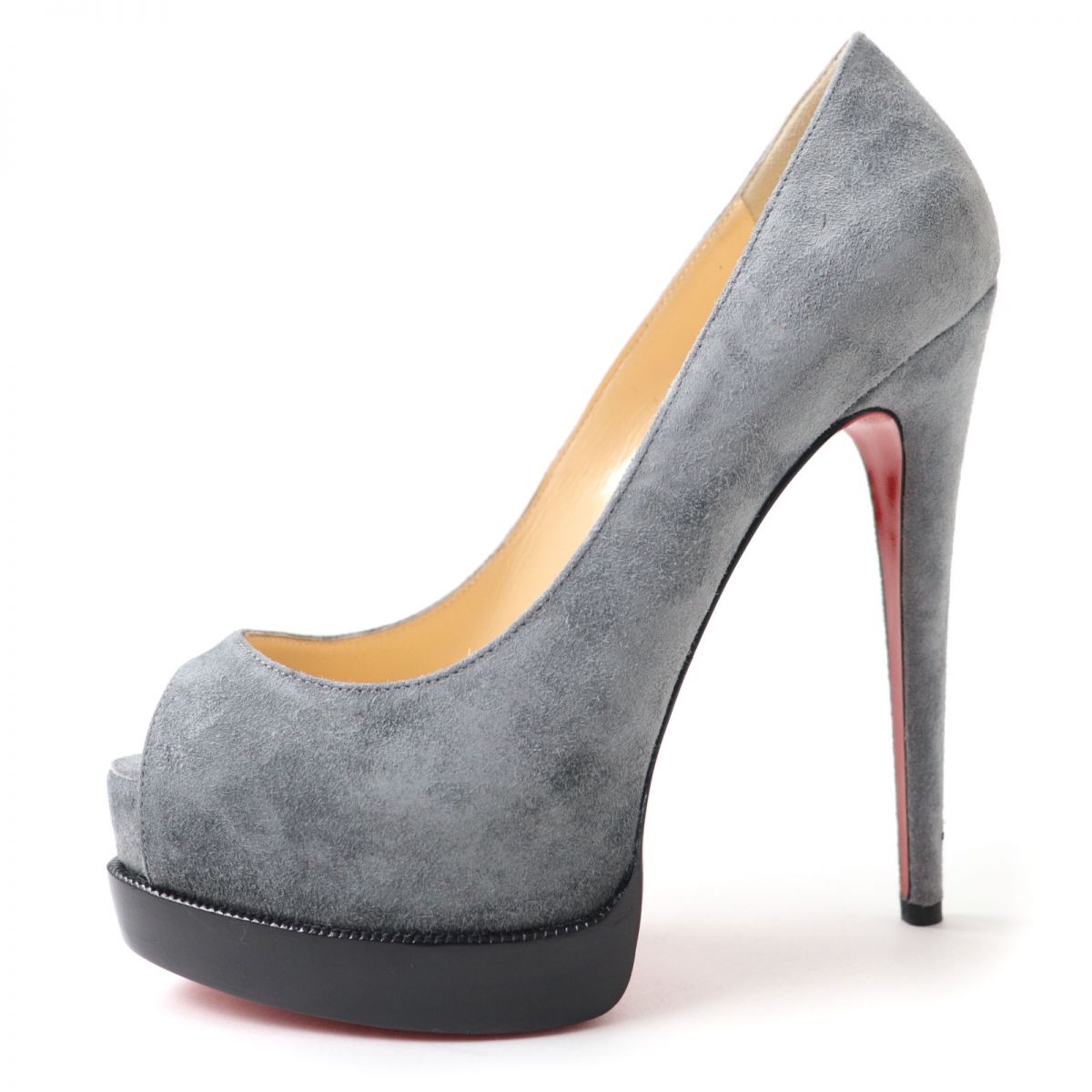 Christian Louboutin Suede Leather Pumps