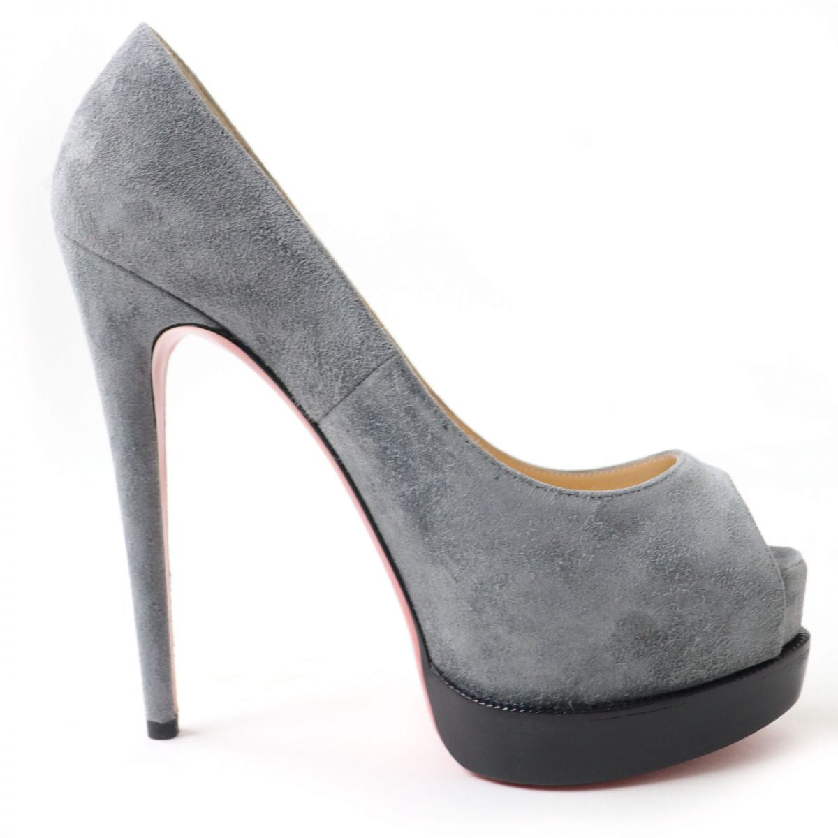 Christian Louboutin Suede Leather Pumps