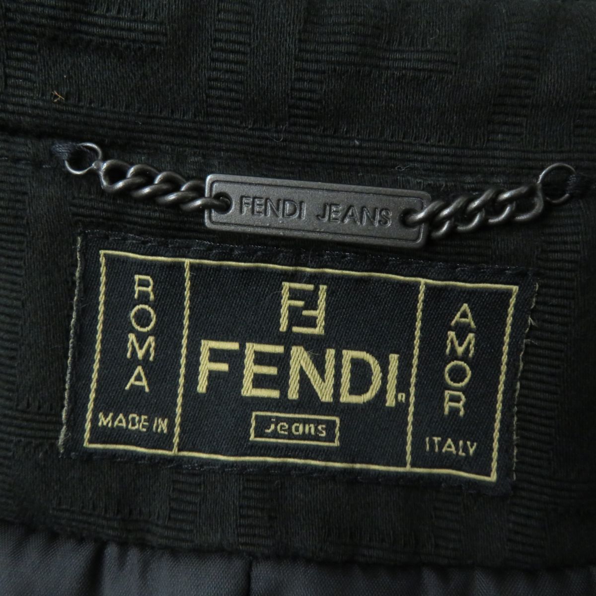 Fendi Vintage Zucca Double-Breasted Coat