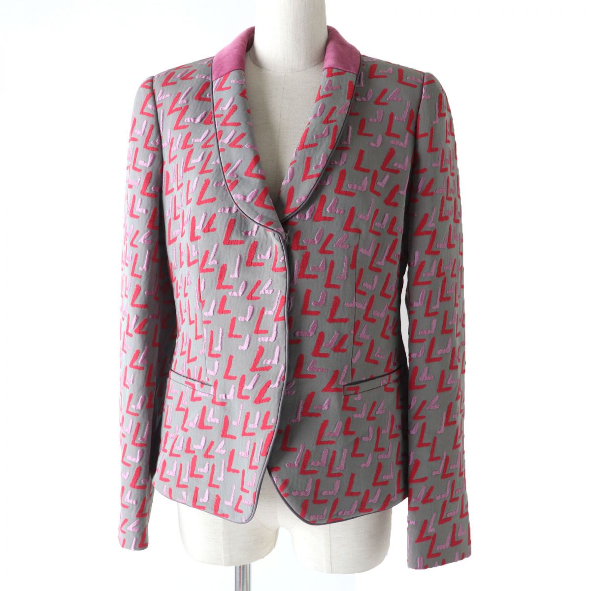 Emporio Armani Patterned Tailored Jacket 42