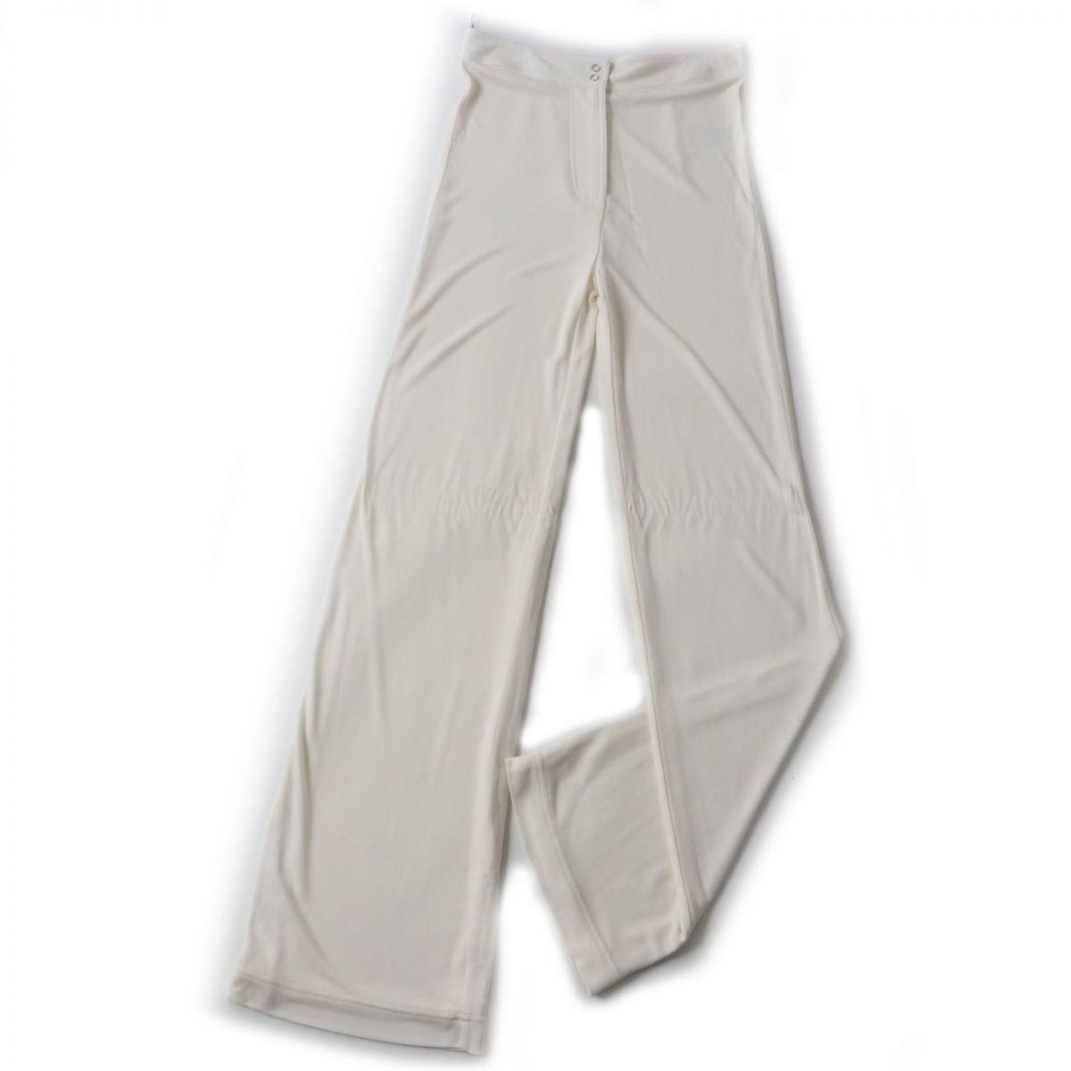 Burberry London Rayon Pants Ivory Women's