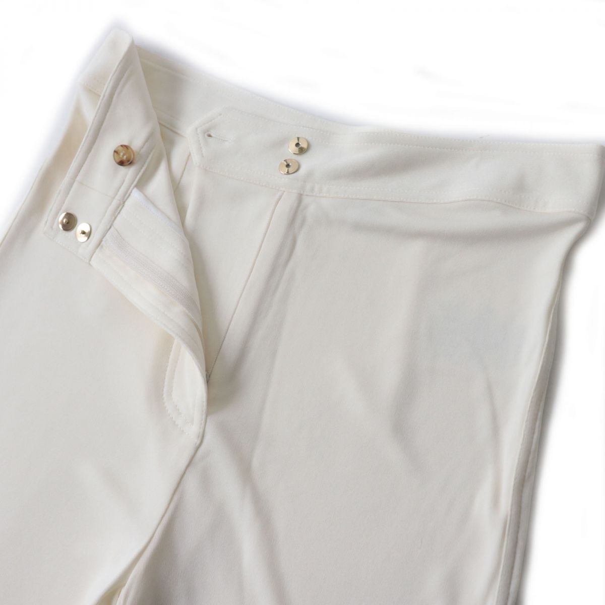 Burberry London Rayon Pants Ivory Women's