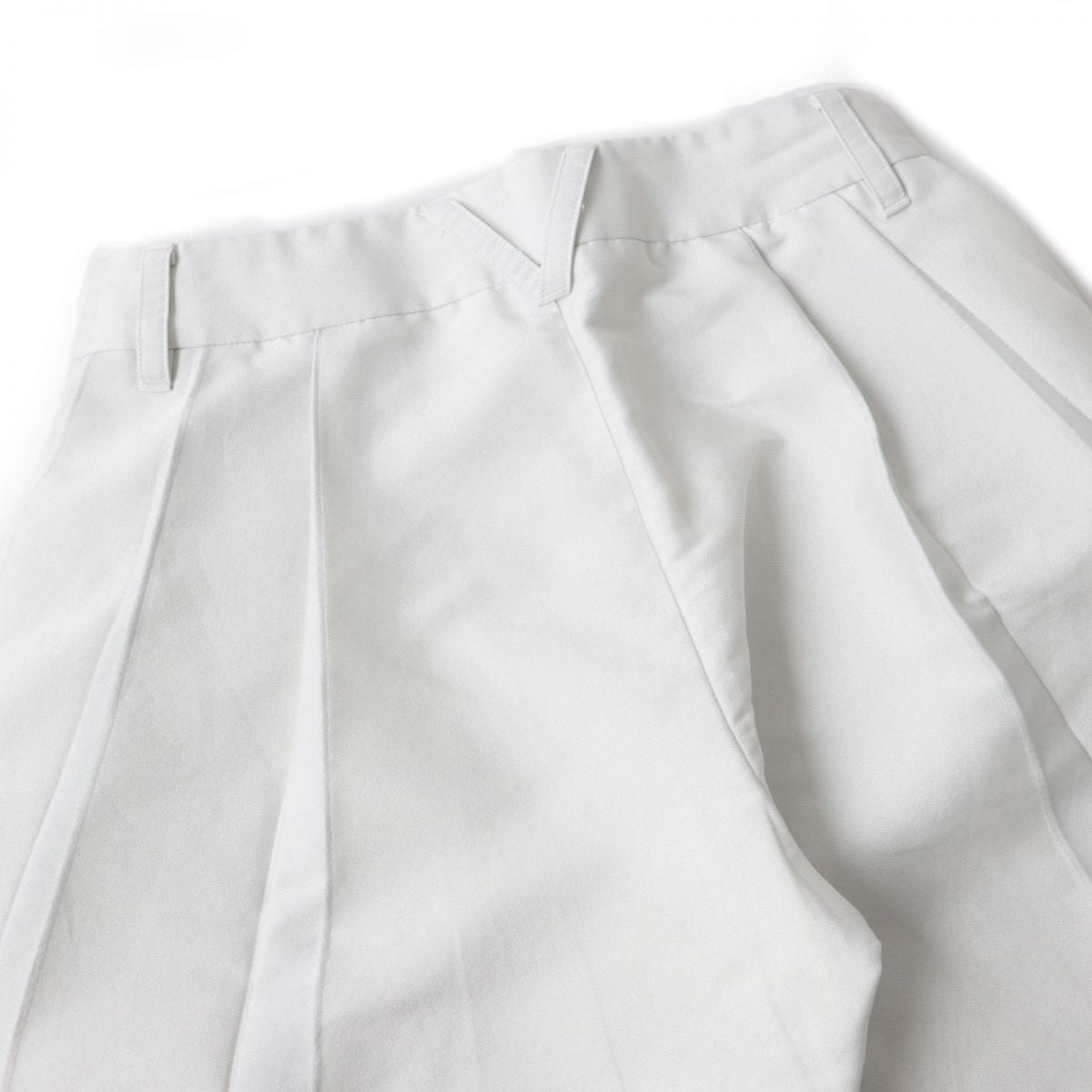 Issey Miyake Pleated Wide Pants Light Gray