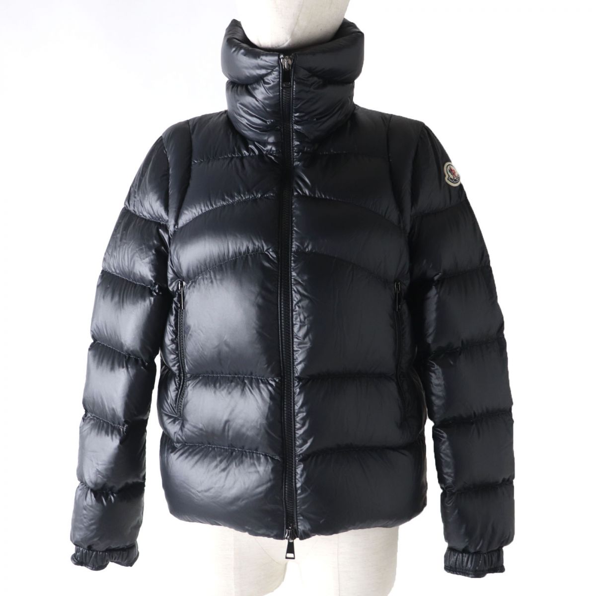 Moncler AUBERT Nylon Down Jacket Black Women's