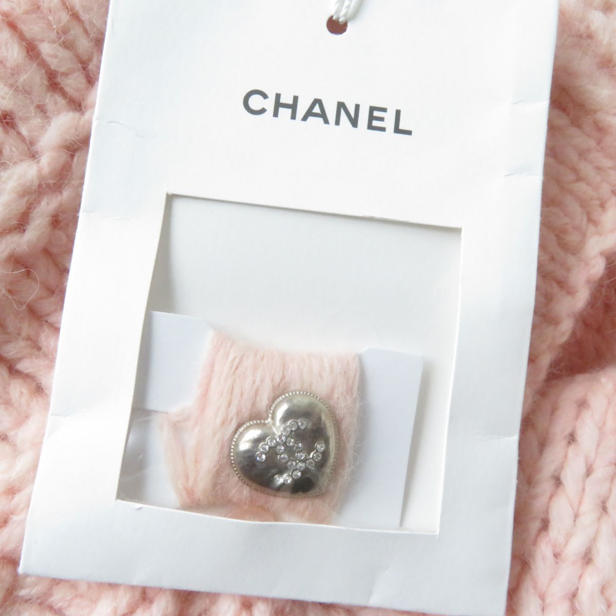 Chanel Alpaca Blend Sweater with Cape, Light Pink