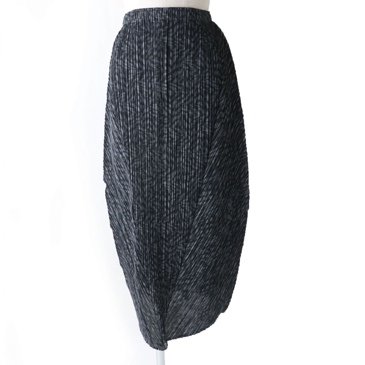 Issey Miyake Pleats Please Long Skirt Gray