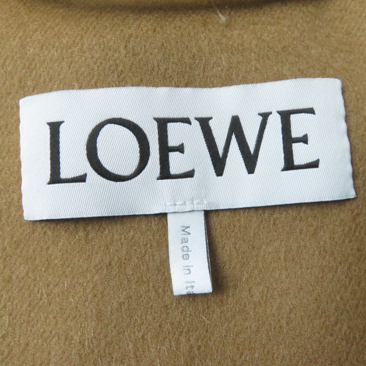 Loewe Cashmere Wool Belted Long Coat XXS