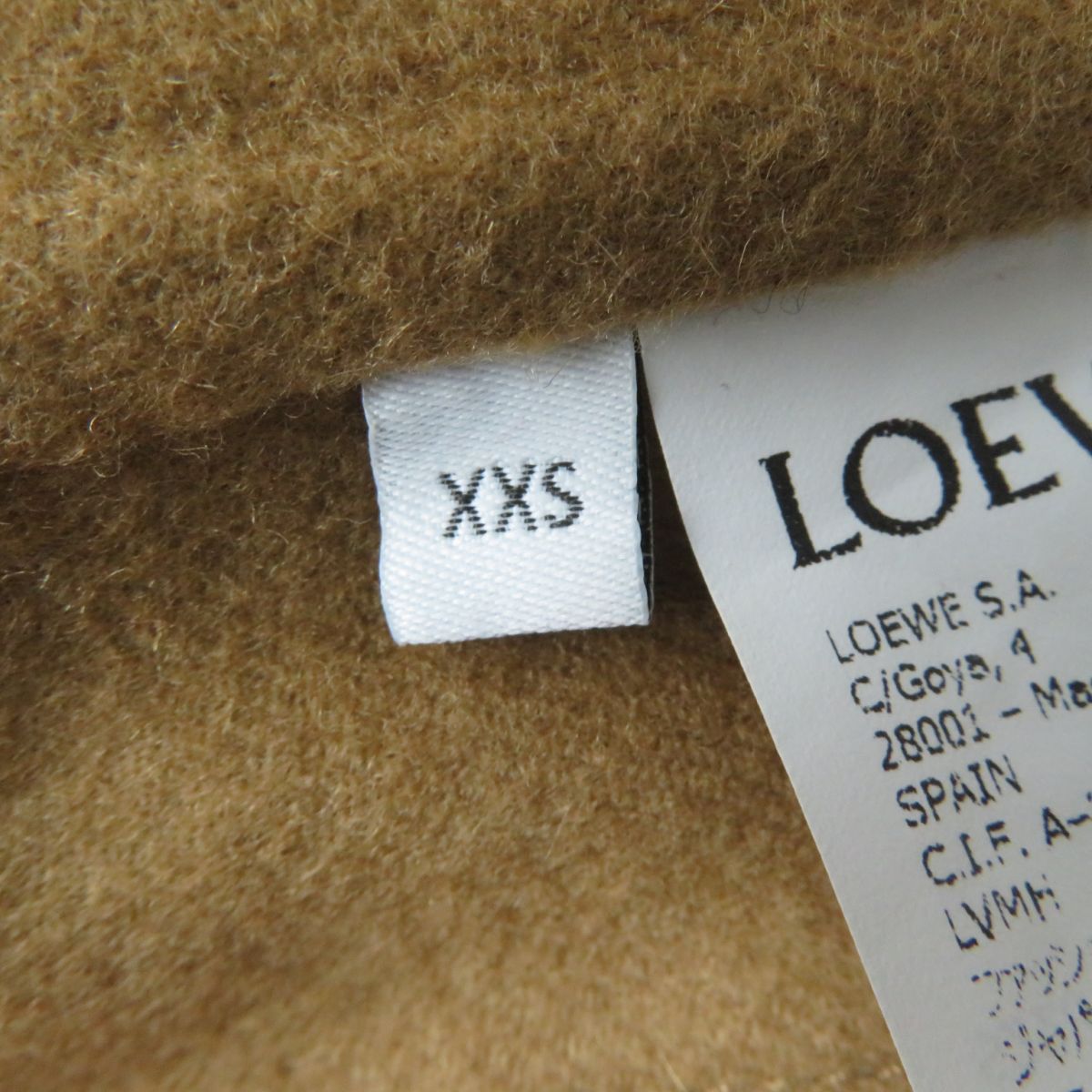 Loewe Cashmere Wool Belted Long Coat XXS