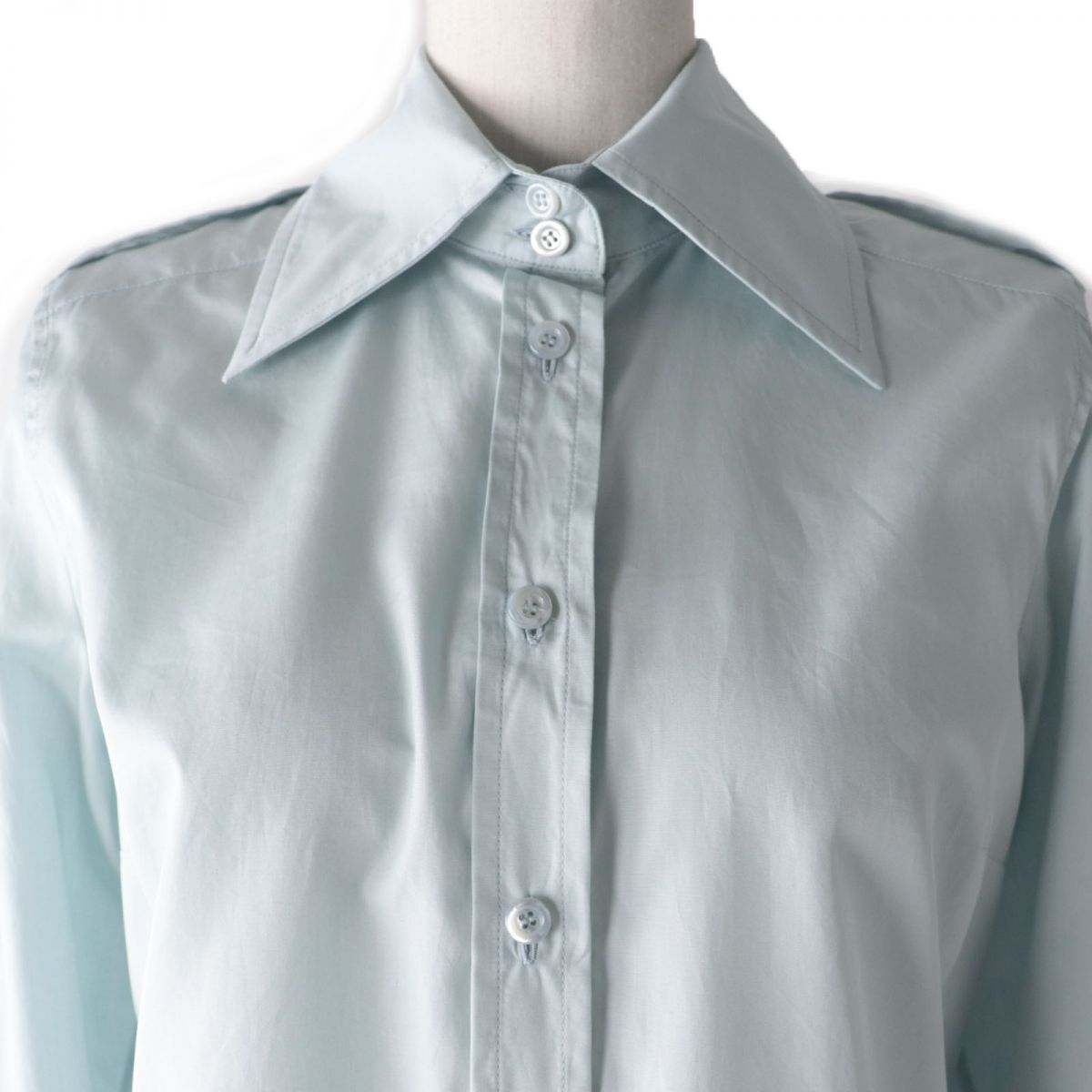 Gucci Cotton Poplin Shirt Double G Button