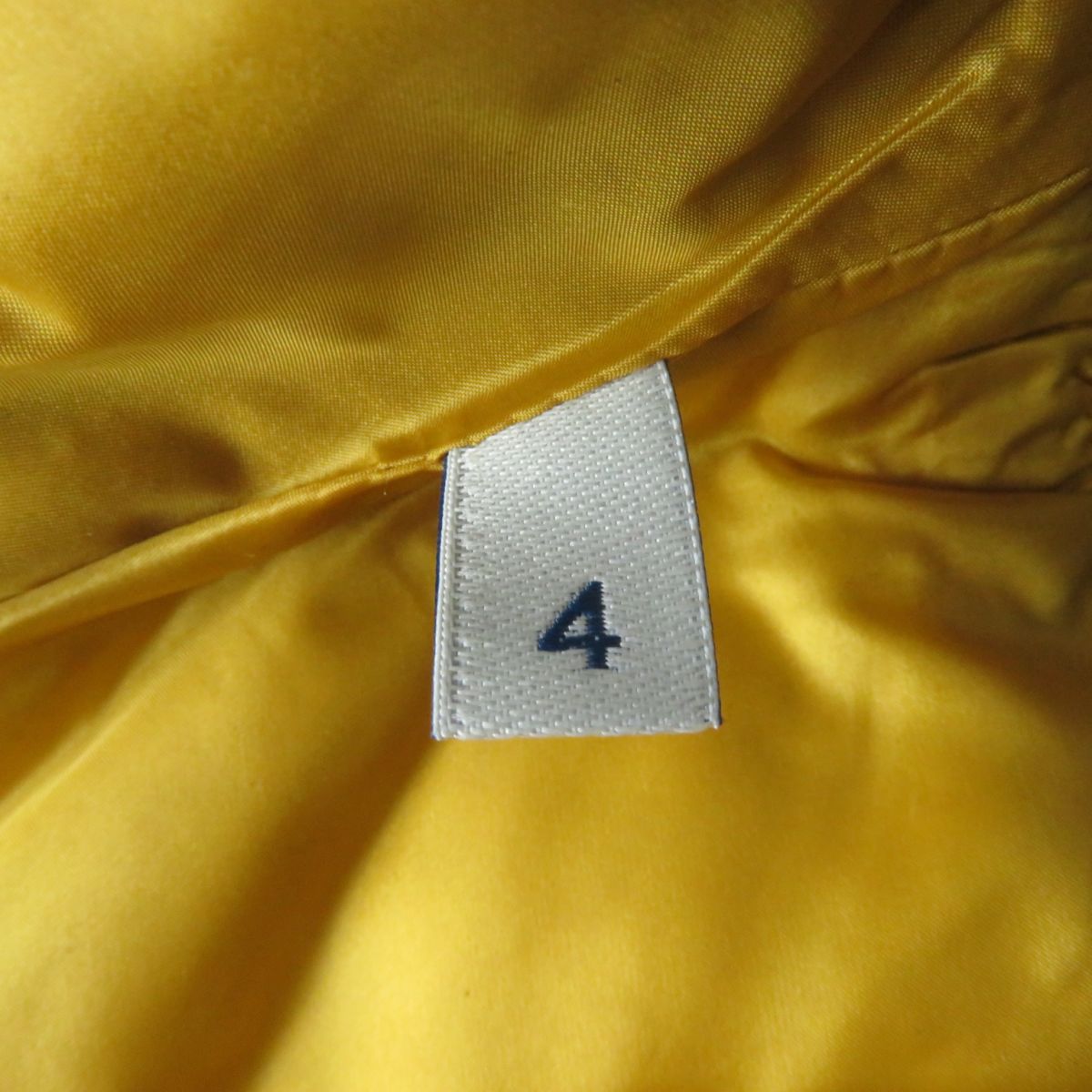 Moncler ABRICOT Logo Patch Down Jacket Yellow