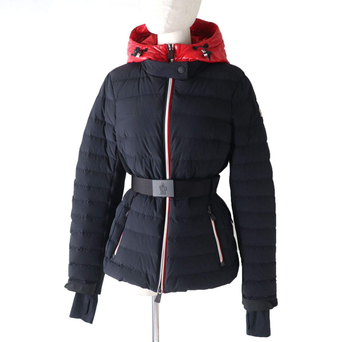 Moncler BRUCHE Down Jacket Black Red