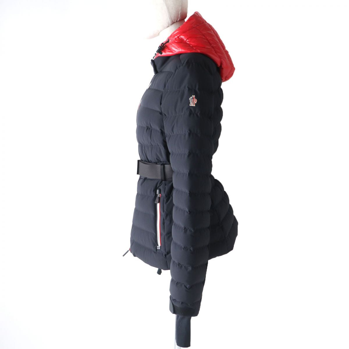 Moncler BRUCHE Down Jacket Black Red