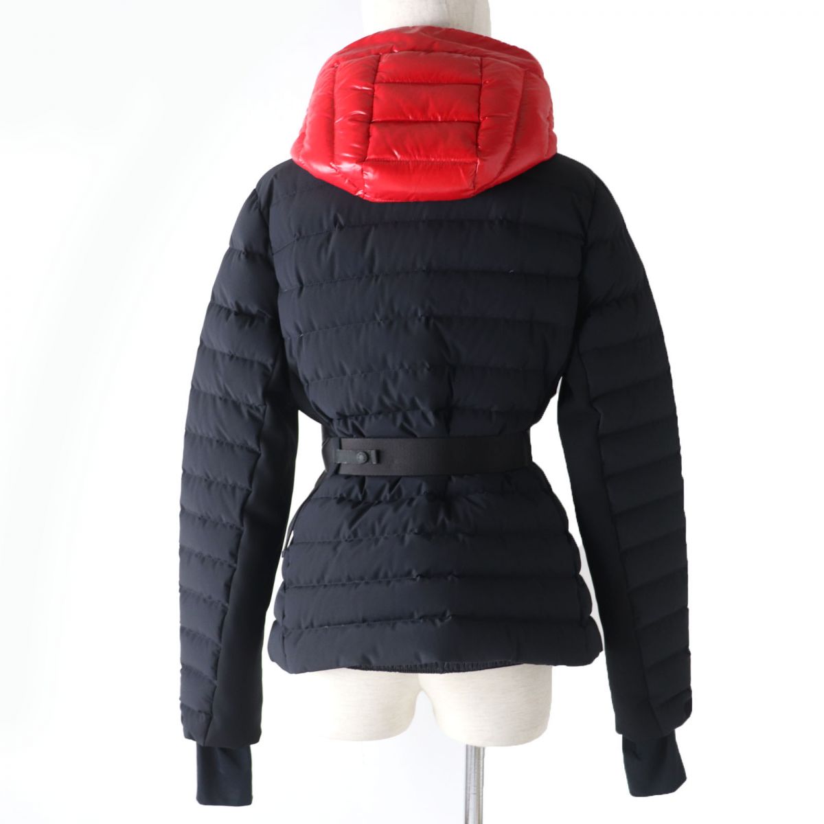 Moncler BRUCHE Down Jacket Black Red