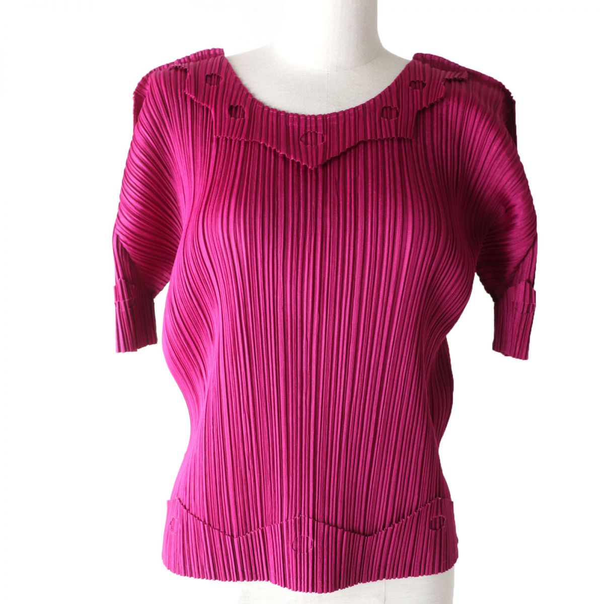 Issey Miyake Pleats Please T-Shirt Pink