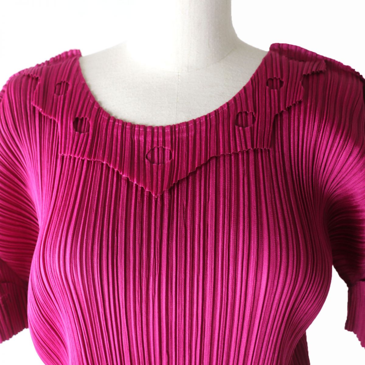 Issey Miyake Pleats Please T-Shirt Pink