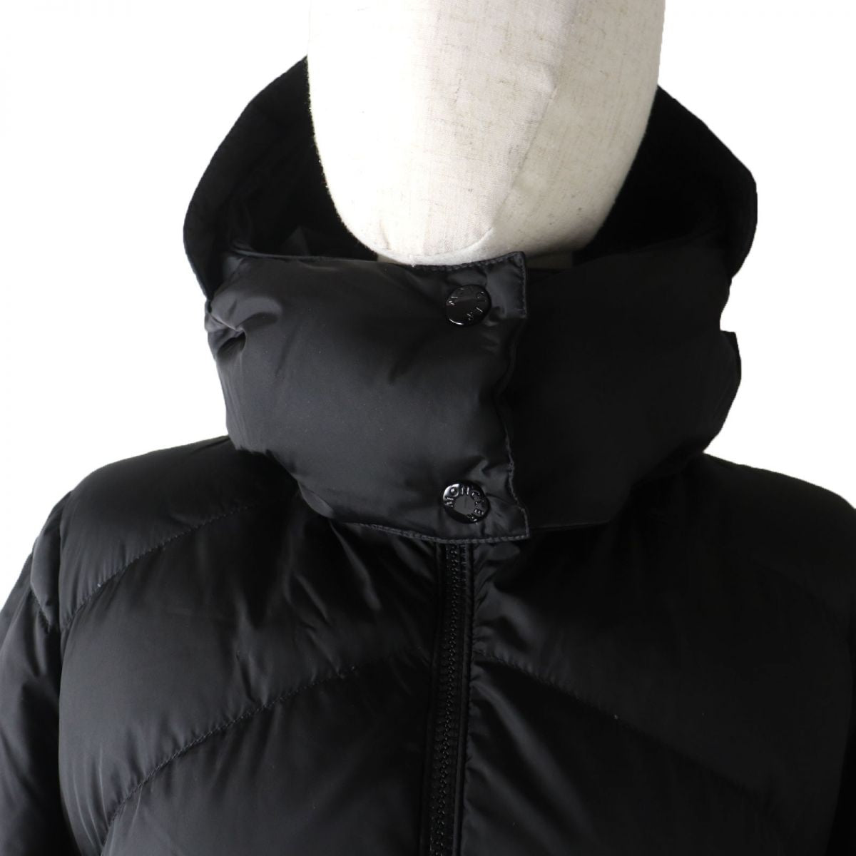 Moncler ALOES Down Jacket with Logo Patch