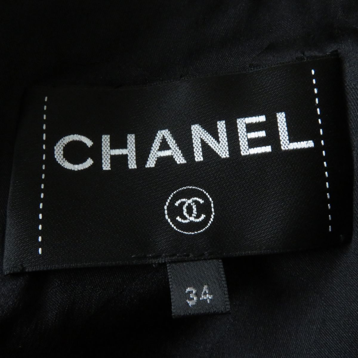 Chanel COCO Mark Camellia Leather Jacket Black