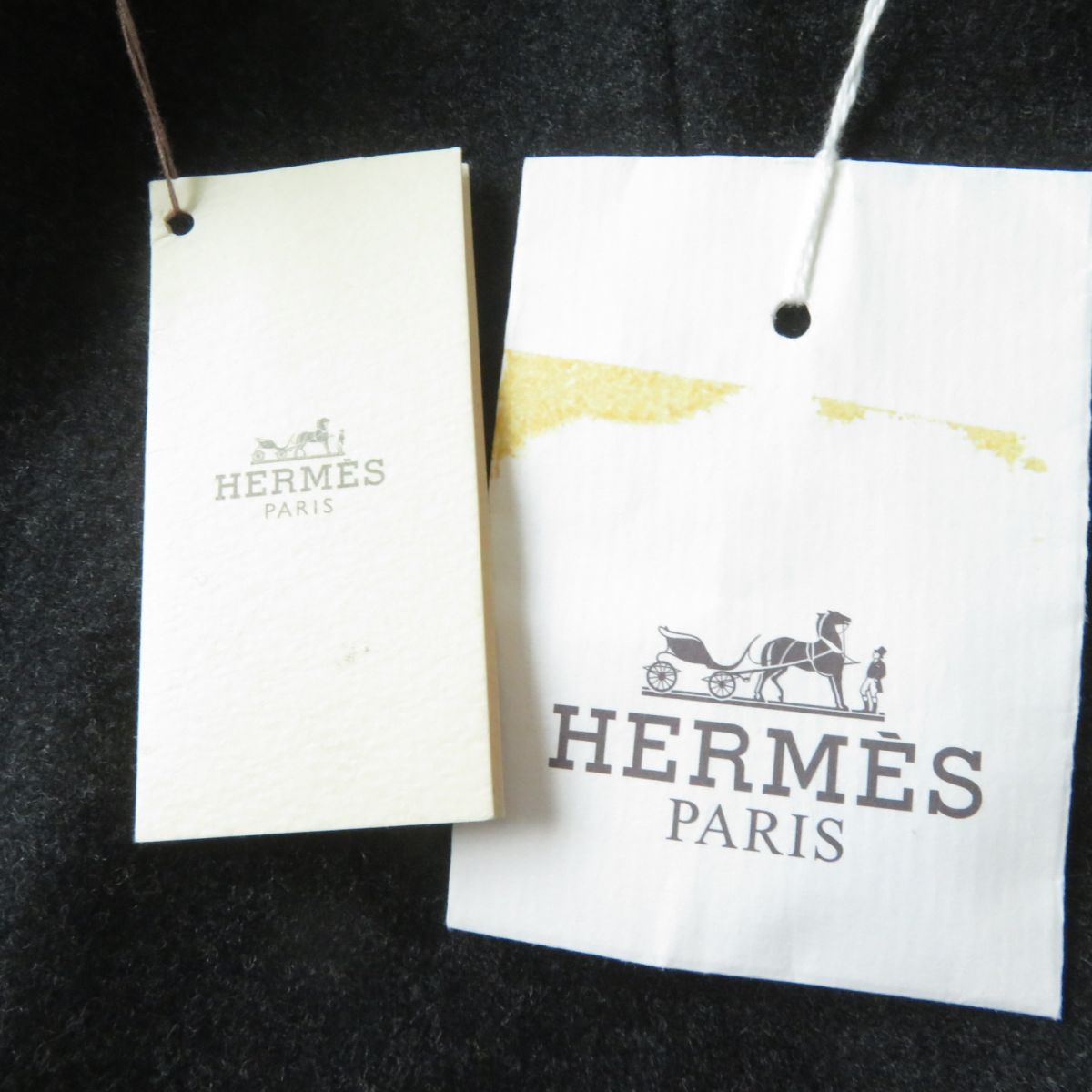 Hermes Wool Cashmere Blend Skirt Black Size 34