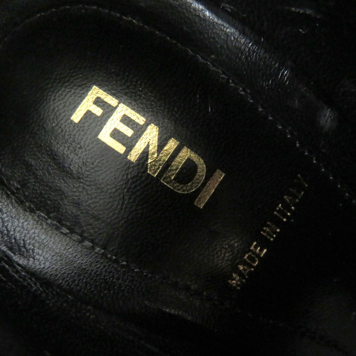 Fendi Satin Open Toe Stiletto Heel Bootie