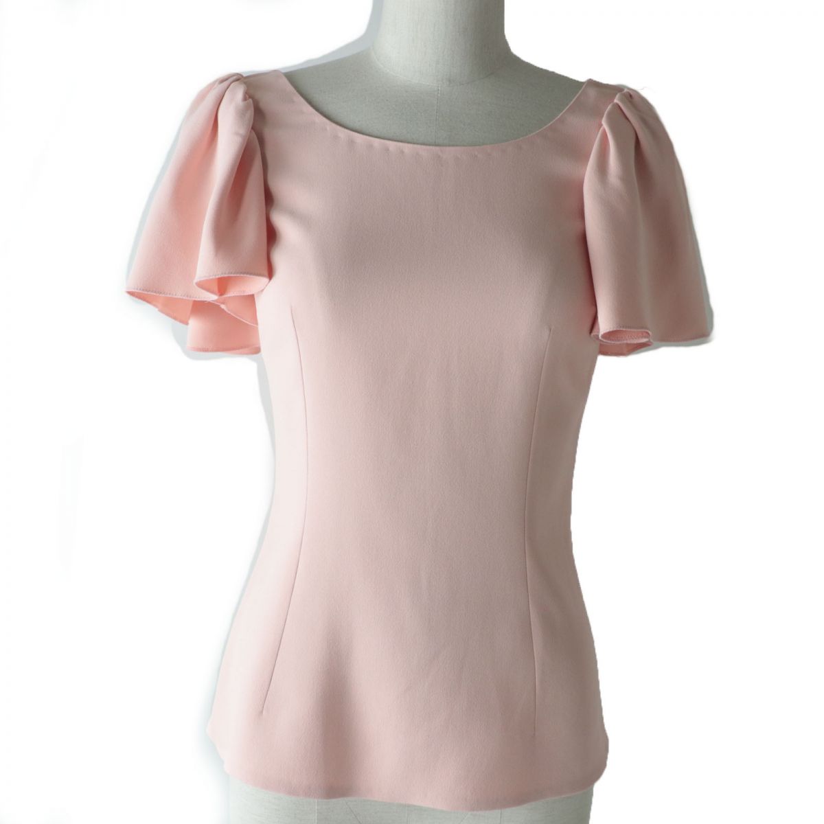 Dolce & Gabbana Puff Sleeve Top Pink Size 36