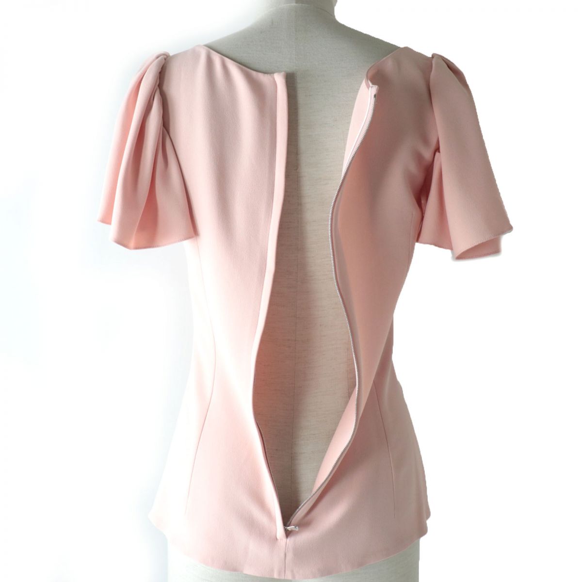 Dolce & Gabbana Puff Sleeve Top Pink Size 36