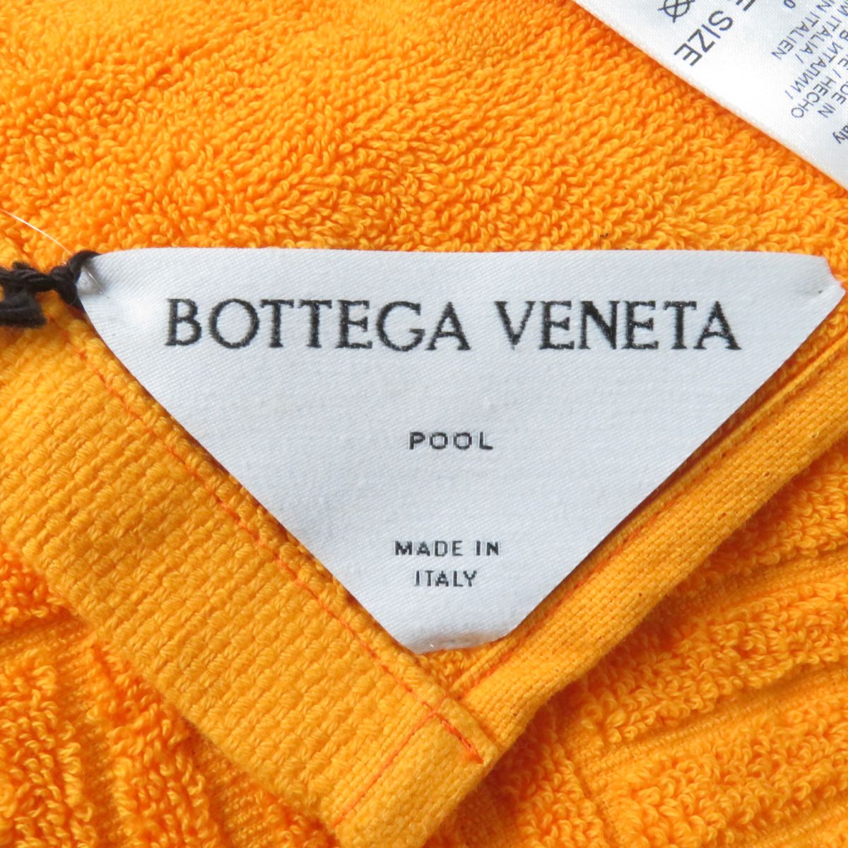 Bottega Veneta Cotton Beach Towel Orange