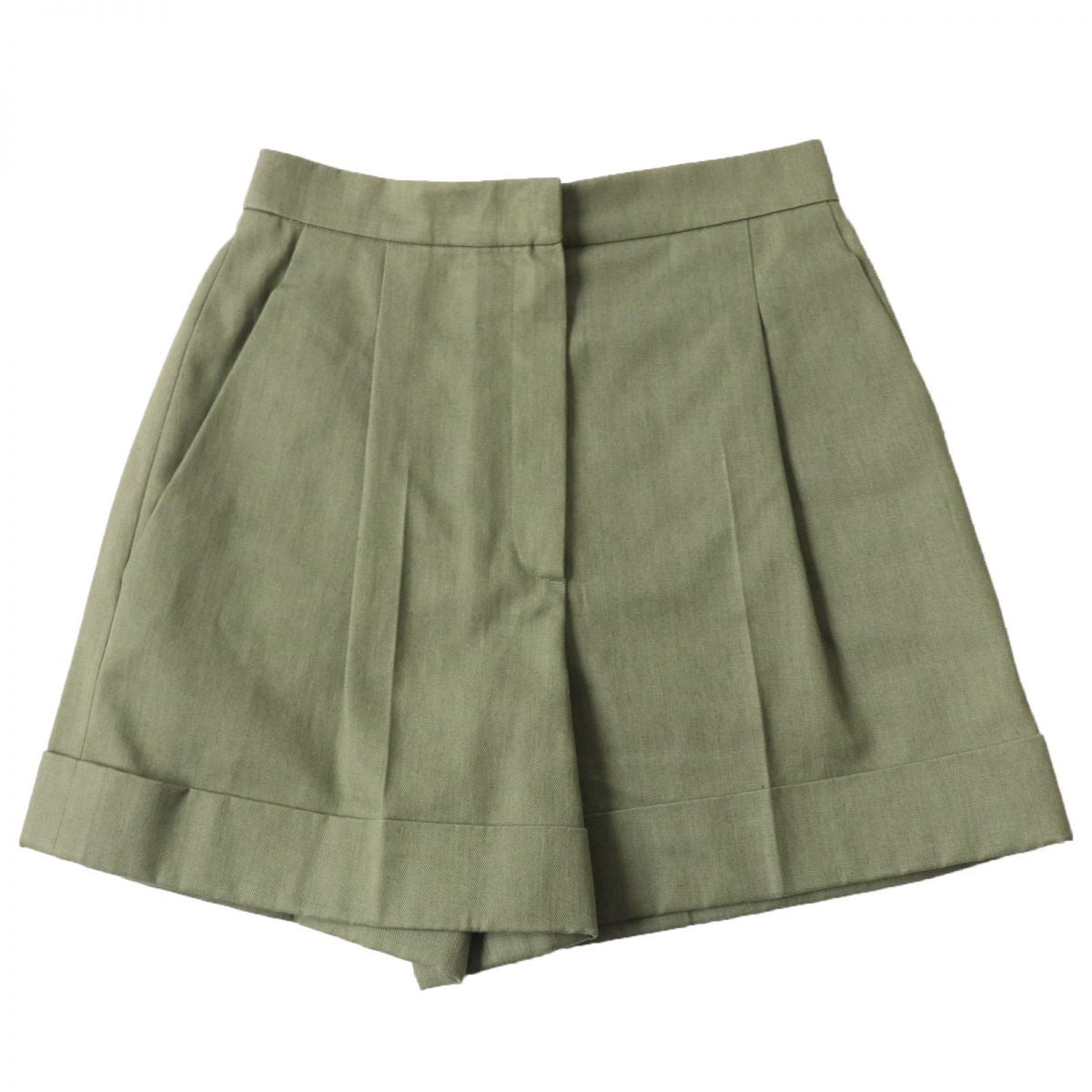 Chanel Cotton Shorts P55496 Khaki