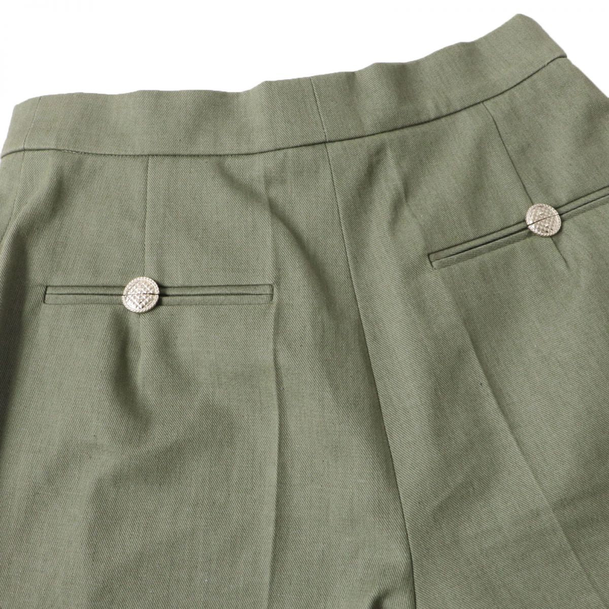 Chanel Cotton Shorts P55496 Khaki