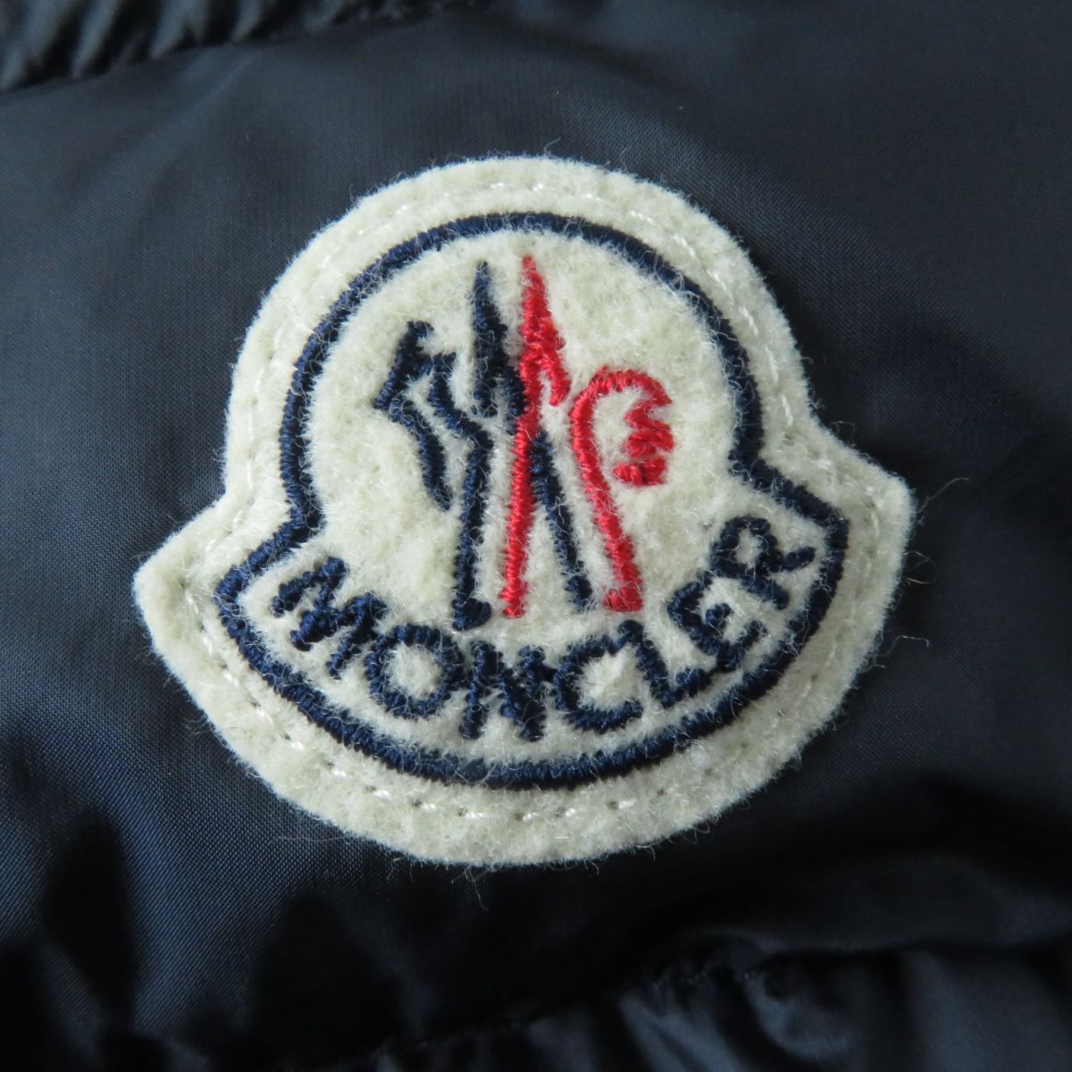 Moncler HERMINE Hooded Long Down Coat Navy