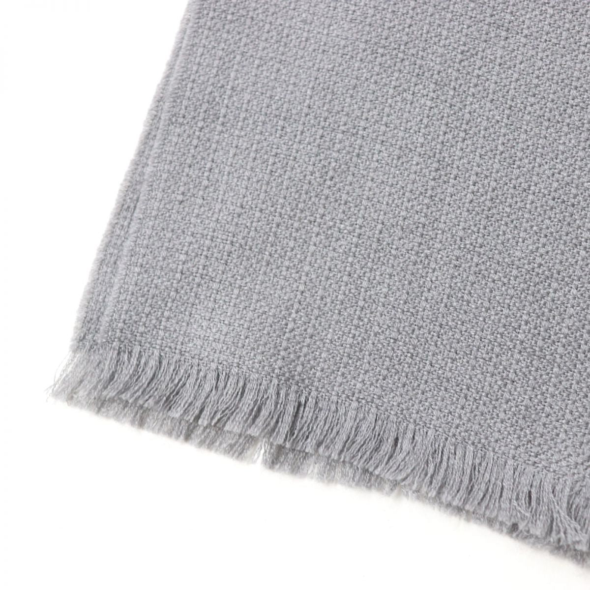 Christian Dior Silk Cashmere Wool Scarf Grey