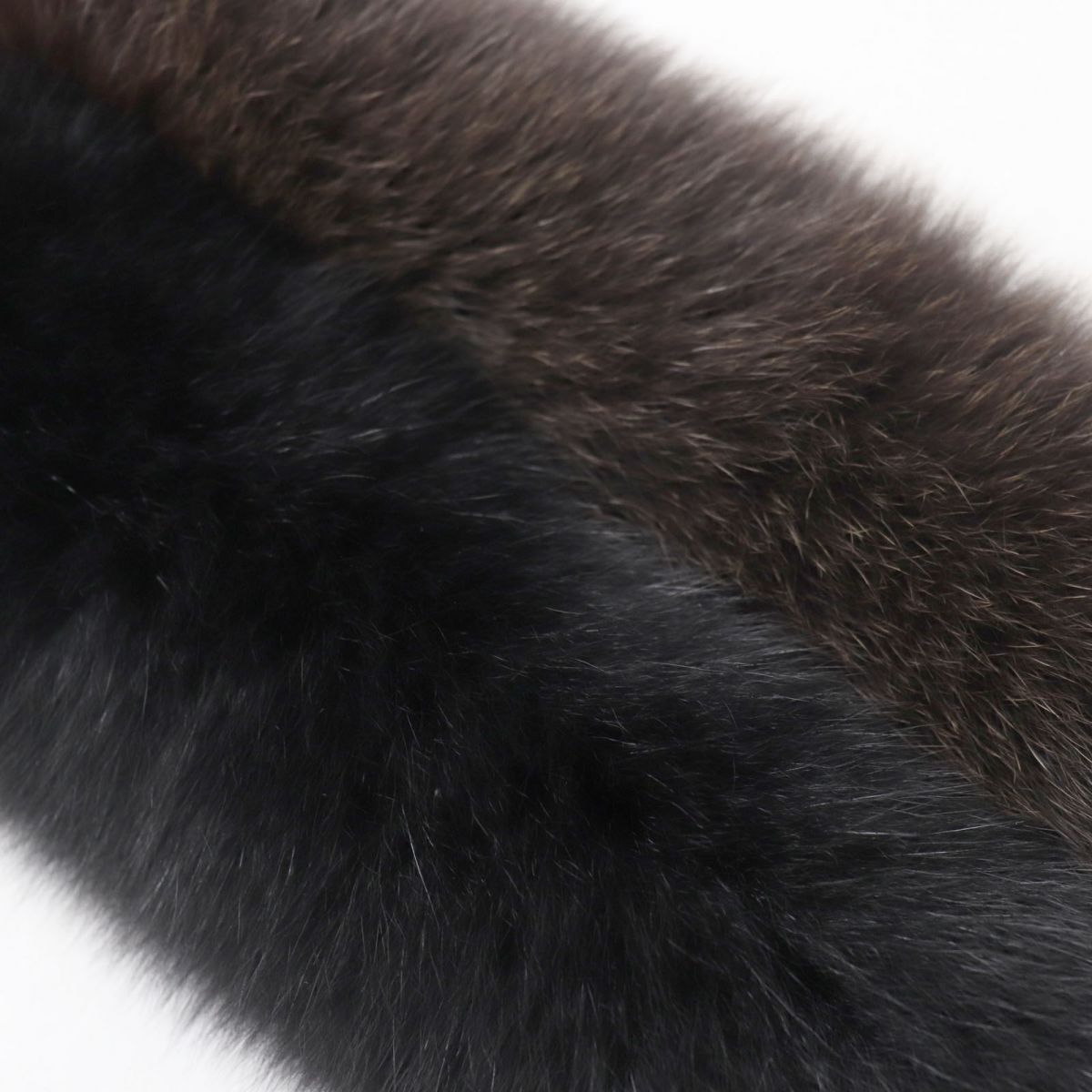 Fendi Silk Shawl with Fox and Rabbit Fur