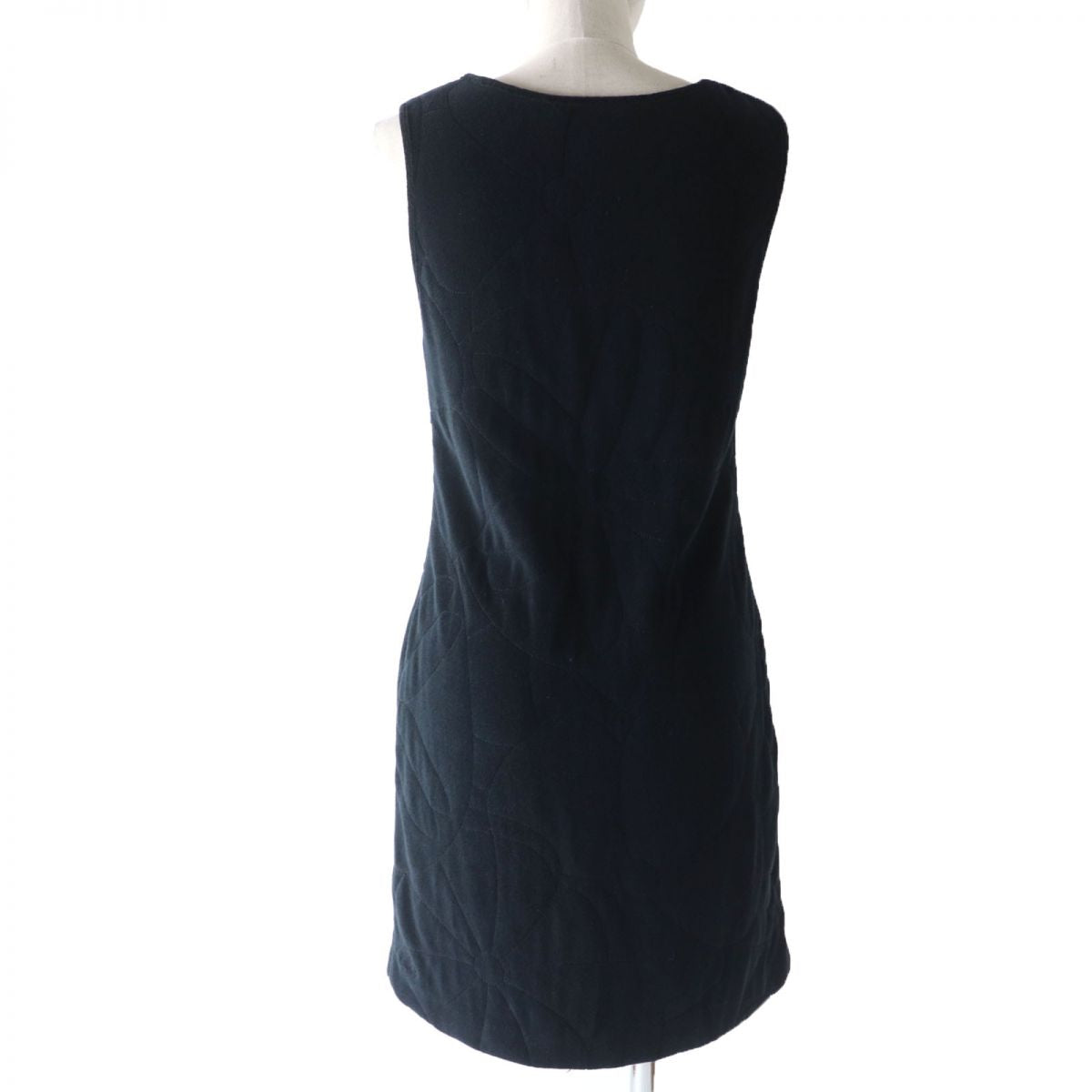 Chanel COCO Mark Stitch Dress Black 34