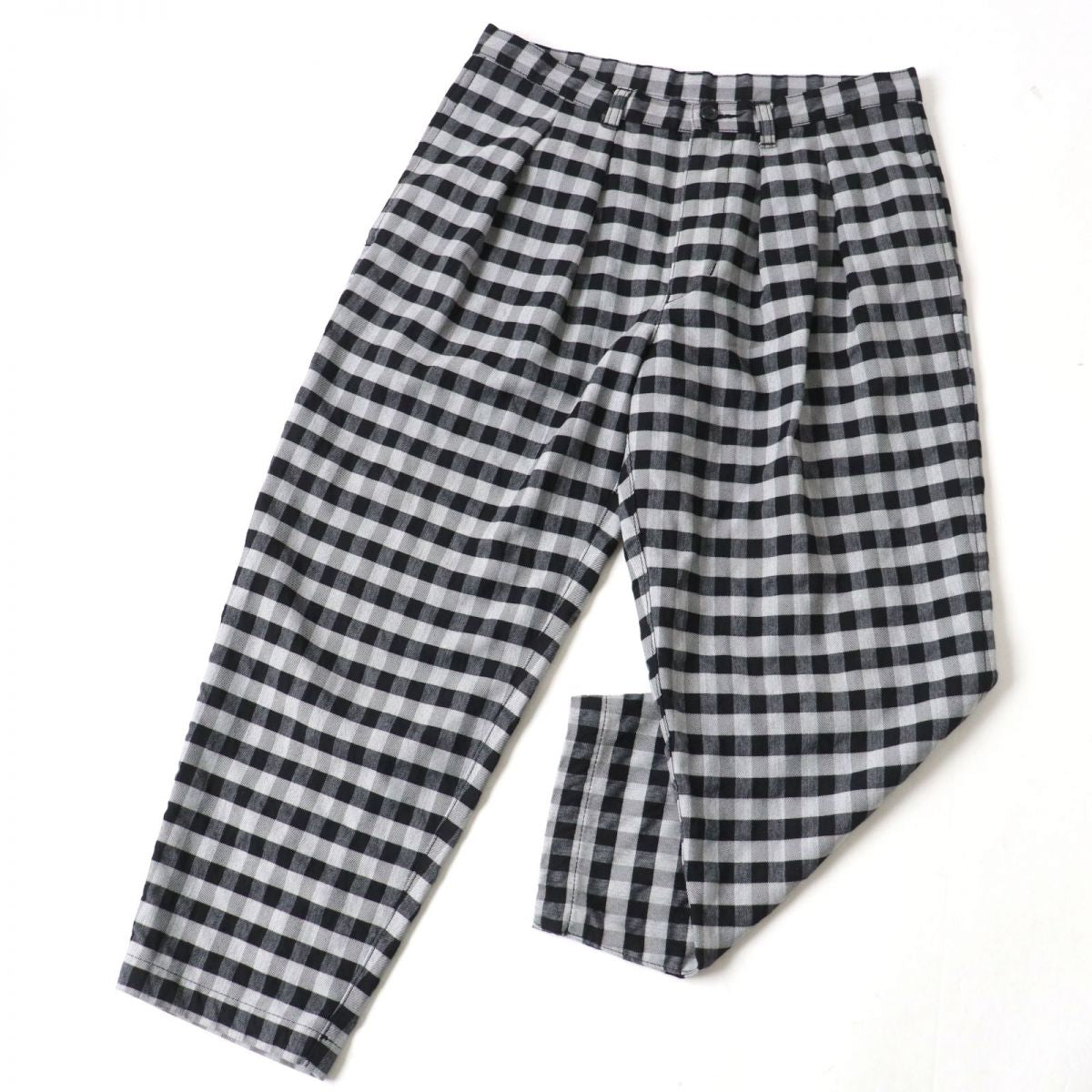 Trico Comme des Garcons Gingham Check Cropped Pants S