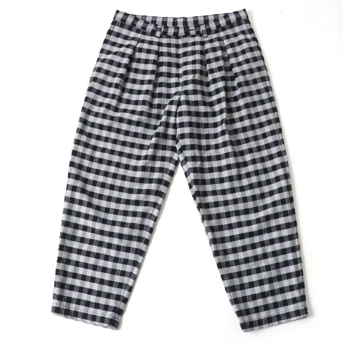 Trico Comme des Garcons Gingham Check Cropped Pants S