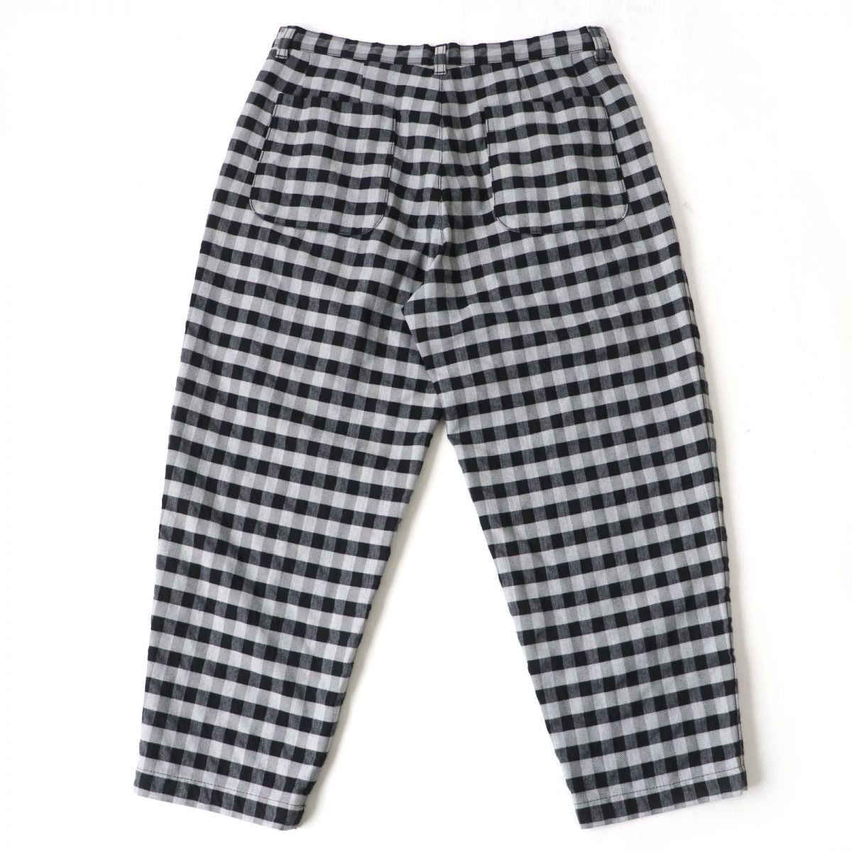 Trico Comme des Garcons Gingham Check Cropped Pants S