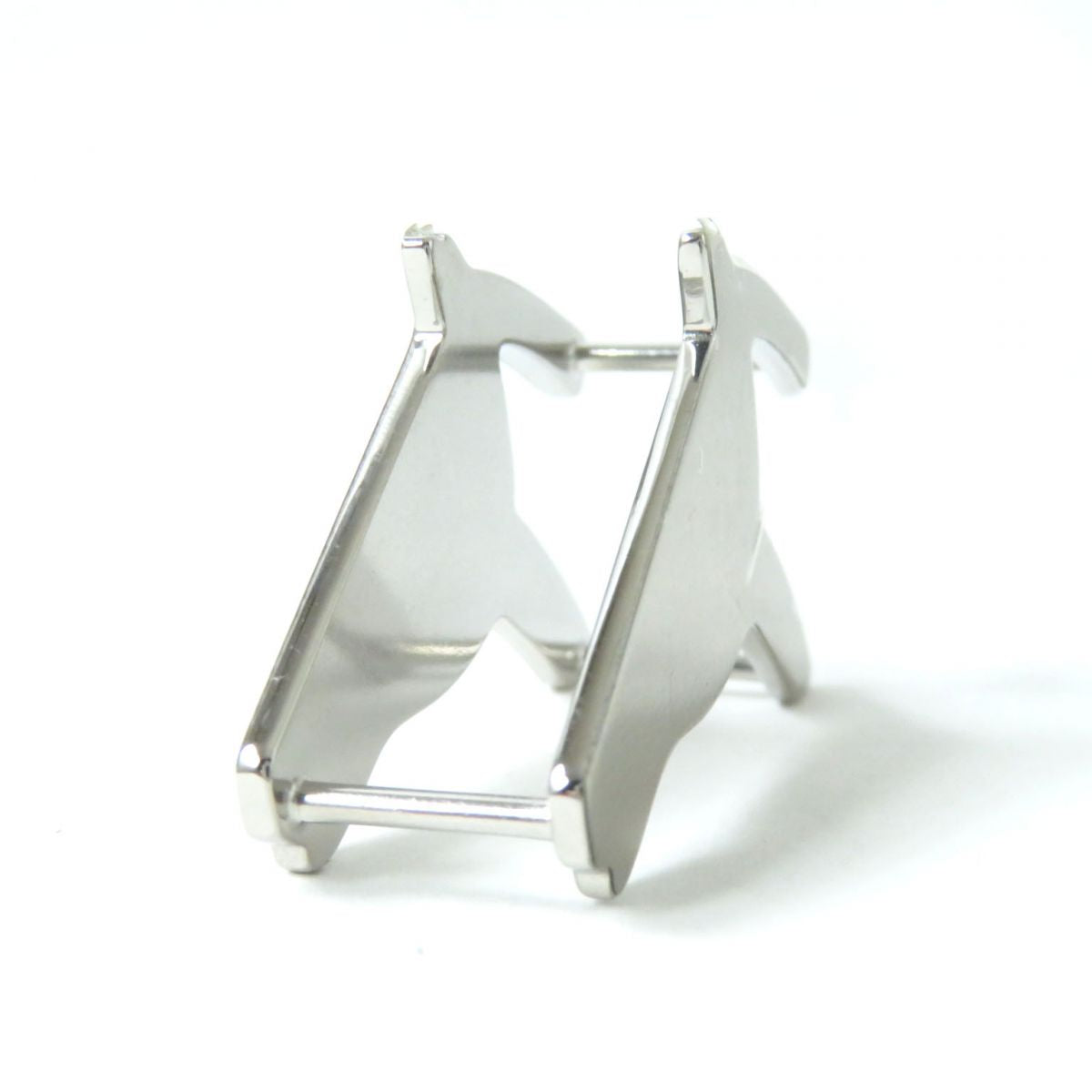 Hermes Horse Head Scarf Ring Silver