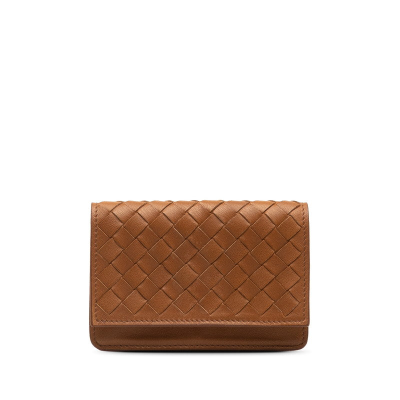 Bottega Veneta Intrecciato Leather Card Case Card Case Leather 515385 in Good condition
