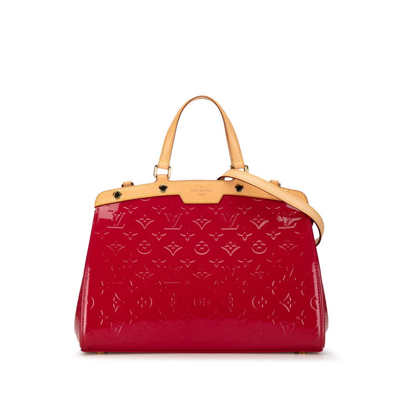 Louis Vuitton Brea MM Leather Handbag M91798 in Good condition