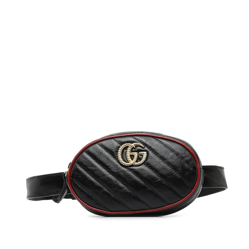 Gucci GG Marmont Belt Bag  Leather Belt Bag 476434 in Good condition
